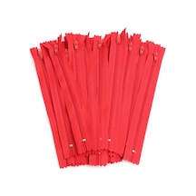 Pantolon Fermuarı 20cm Kırmızı 5 Adet