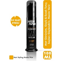 Saç Şekillendirici Ultra Mat Oynanabilir Pompalı Wax A1 - 100 Ml