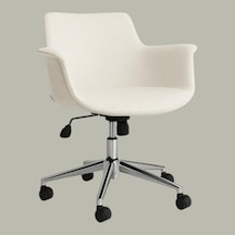 Kaya Ofis Curve Ergonomik Çalışma Koltuğu 140 Kg Metal Beyaz