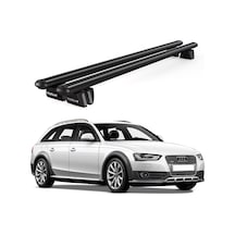 Pençe Audi A4 Allroad 2009-2016 Uyumlu Siyah Ara Atkı Port Bagaj Tavan Barı