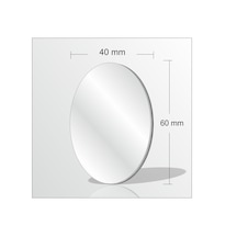 M3 Decorium Arkası Yapışkanlı Kaş Kirpik Yüz Bakım Makyaj Aynası 3 MM