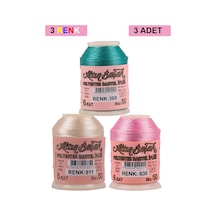 3 Adet Altınbaşak Oya Ve Dantel İpi 20 Gr - Royaleks - No: 911 - 635 - 369