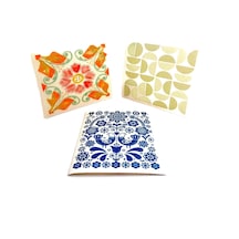 Temmiz Swedish Dishcloth İsveç Bezi Otantik Desenler 3'lü Paket, Sürdürülebilir, Tekrar Kullanılabilir, Tüm Yüz Genel