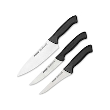 Pirge Ecco 35175 Şef Baba Bıçak Seti Siyah