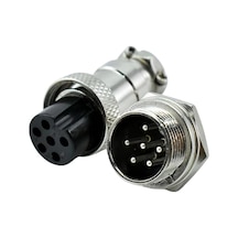 Ic-261m 12mm Mayk Dişi Şase 6p Konnektör