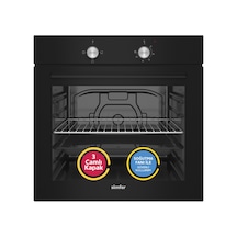 Simfer 8252 80 LT 3 Fonksiyon Mekanik Cam Ankastre Fırın