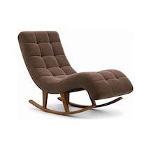 Smarto Relax Napoli Sallanan Ergonomik Dinlenme Koltuğu Tv Koltuğu Berjer Kahverengi