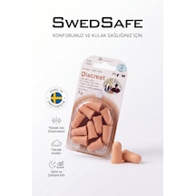 Swedsafe Discreet Kulak Tıkacı, S Boyut, 5 Çift, 33 Db Gürültü Azaltma, Yumuşak Köpük, Uyku, İş Ve Odaklanma