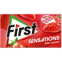 First Sensations Çilek Karamel Aromalı Sakız 27 G
