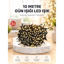 Hubrendy Tekno Uzun Ömürlü Led Teknolojili 10 Metre Şık Işıklı Süsleme Seti