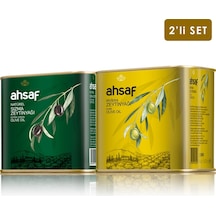 Ahsaf Natürel Sızma Zeytinyağı 500 ML Teneke + Riviera Zeytinyağı 500 ML Teneke