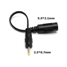 5.5 2.1Mm To 2.5 0.7Mm Soket Çevirici Power Adaptör Kablosu