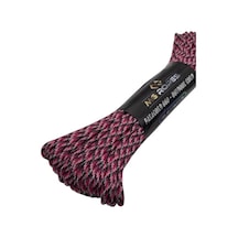 Mg Ropes Polyester Paracord İp 660 Lb 4 Mm Fuşya Desenli 30 Metre