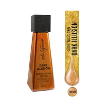 Eda Taşpınar Dark Illusion Bronz Işıltı Simli Vücut Yağı 200 ML