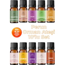 Perun Orman Ateşi 10'lu Set Oda Kokusu Esansı 10x10ml Karışık