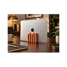 Molly Dekoratif Laptop Tutucu Stand- Bronz Renk