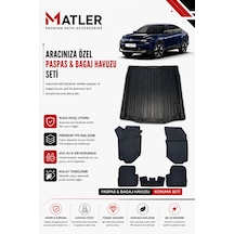 Citroen C4x 2024 Model 4d Ekstra Havuzlu Paspas Ve Bagaj Havuzu Set
