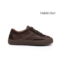 Diğer Kadın Kahverengi Bağcıklı Hakiki Deri Sneaker Dyza85245735 Diğer Kadın Kahverengi Bağcıklı Hakiki Deri Sneaker Dyza85245735