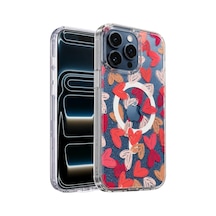Onegif İphone 16 Pro Max Desina Magsafe Kapak - Desen 6