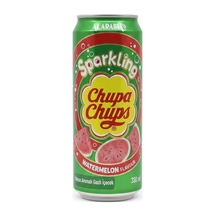 Chupa Chups Sparkling Watermelon Flavour - Karpuz Aromalı Gazlı İçecek 330 Ml