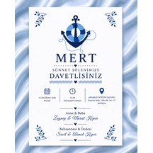 1000 Adet Ekonomik Sünnet Davetiyesi Ve Zarf 0025
