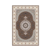 Kartela Halı Siva Halı Jüt Taban Dokuma Halı Kahverengi - 120 X 180 Cm