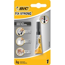 Bic Japon Yapıştırıcısı Fıx Strong Süper Güçlü 3 Gr 1 Li Blister
