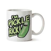 Pickle Rick 2 İki Tarafı Baskılı Kupa Bardak Çok Renkli