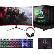 Turbox TX6030 i5-8400 16 GB 512 GB SSD 4 GB RTX3050 23.6" Masaüstü Oyun Bilgisayarı