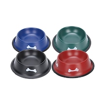 Büyük Boy Renkli Metal Mama Kabı