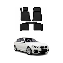 Bmw 1 Series F20 2011-2017 Uyumlu 4d Havuzlu Paspas Kauçuk Siyah 5 Parça