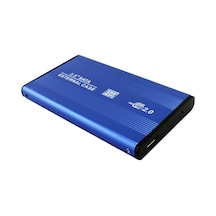 usb 2.0 to sata 2.5 inç alüminyum Harici harddisk kutusu mavi
