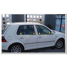 Markadan Vw Golf 4 Krom Cam Çıtası 1998-2004 4 Parça Paslanmaz Çe