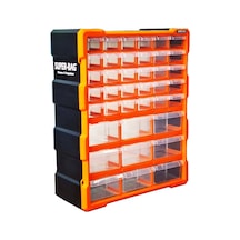 Super-bag Asr-6001 Monoblok Çekmece Seti 38.1x15.7x47.5cm 39'lu Byk 9byk+30kçk Diğer