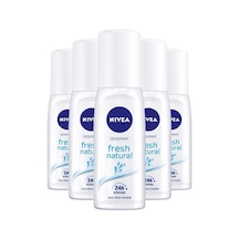 Nivea Fresh Natural Kadın Sprey Deodorant 75 ML x 5