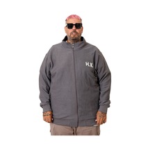 Mode Xl Büyük Beden Erkek Hırka Neverregret U25814 Füme
