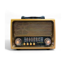 Rt-675 Nostaljik Solar Panelli Radyo 3 Bant Trend Nostalji Radyo