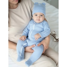 Solnecnyj Mif Kapüşonlu Fermuarlı Sıcak Zıbın Tabanlık 303676650 Açık Mavi