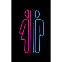 Wc Bay Bayan Neon Led Işık Renkli