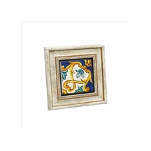 İtalyan Deseni Baskılı Taş Tablo 20x20 693