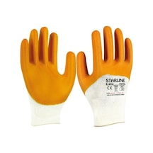 Starline 12çift E-202 Nitril Eldiven 10beden Turuncu 10 Beden