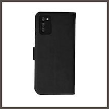 Bezos Samsung Galaxy A02s Trend S Plus Kapaklı Kılıf - Siyah Nxrlvng