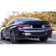 Bmw 3 Serisi G20 M4 Spoyler 2020+ Parlak Siyah İthal Plastik