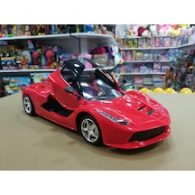 Uzaktan Kumandalı Kapıları Açılan Şarjlı Ferrari 1 : 16Ölçek Kır
