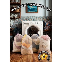 4 Adet Çamaşır Yıkama Filesi Seti 40x60 Cm Çamaşır Yıkama Filesi Seti Tr Diğer