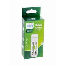 Philips Uyumlu  2 Li Aa & Aaa Nı-cd & Nı-mh Micro Usb Pil Şarj Aleti Ve 2 Adet 700 Mah Aaa İnce Şarjlı Pil Paket