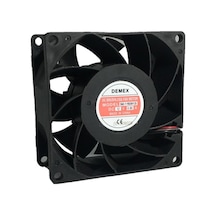 Demex 80X80X38Mm 12V Dc Kare Fan Rulmanlı