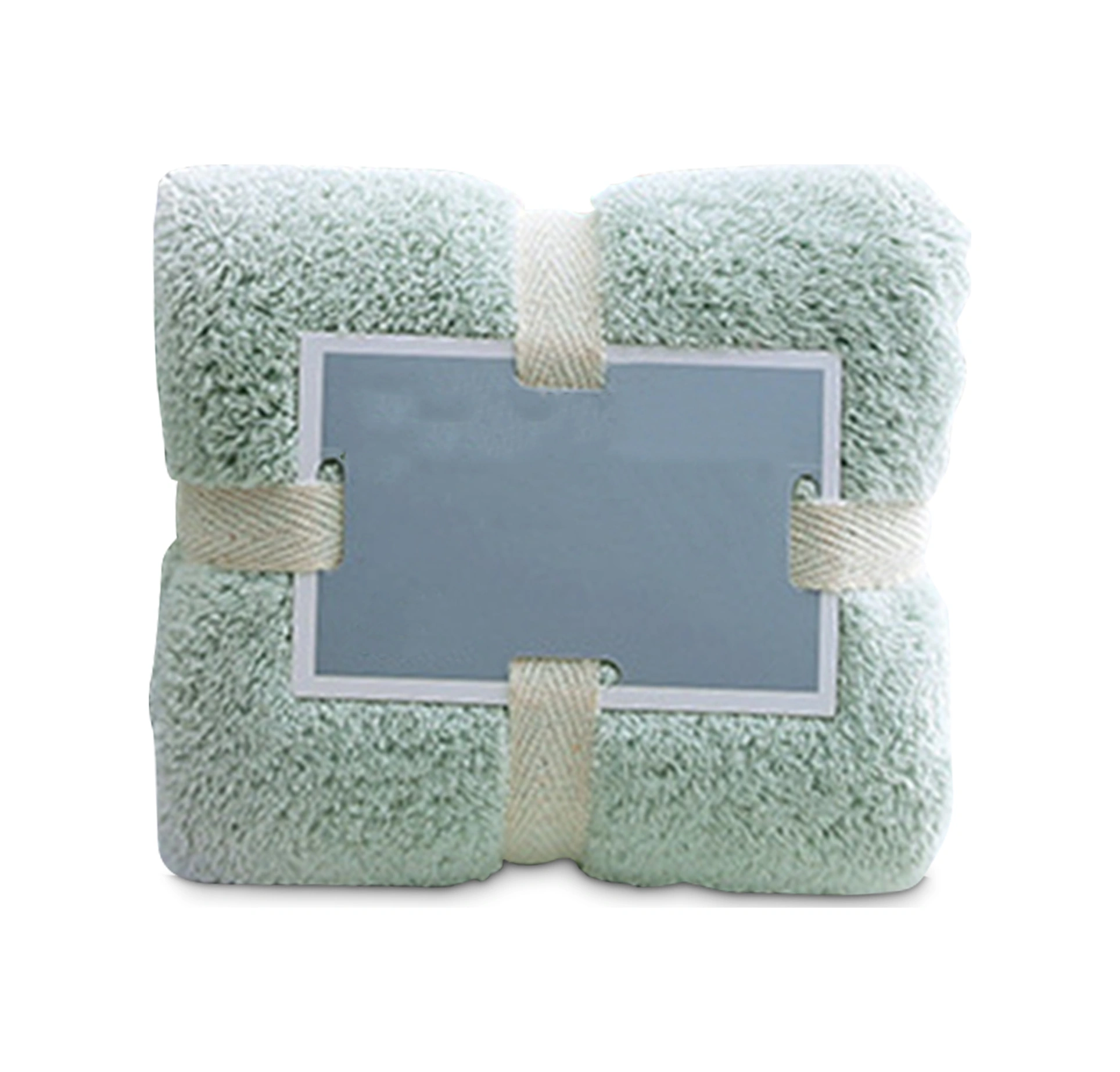 Kosona Yeşil Koral Yün Banyo Havlusu 70x140cm - Yumuşak, Dayanıklı, Çok Amaçlı - Ev, Spor Salonu Ve Seyahat İçin Diğer