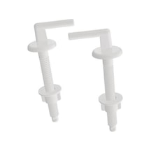 Klozet Kapağı Montaj Vidası Seti 4 Parça 2 Adet 10 Cm Pvc Klozet Kapağı Montaj Vidası Diğer