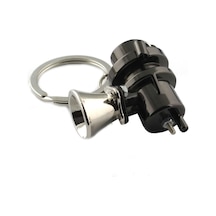 Mega Oto Market Oto Araba Anahtarlık Blow Off Turbo Valfi Krom Siyah Metal
